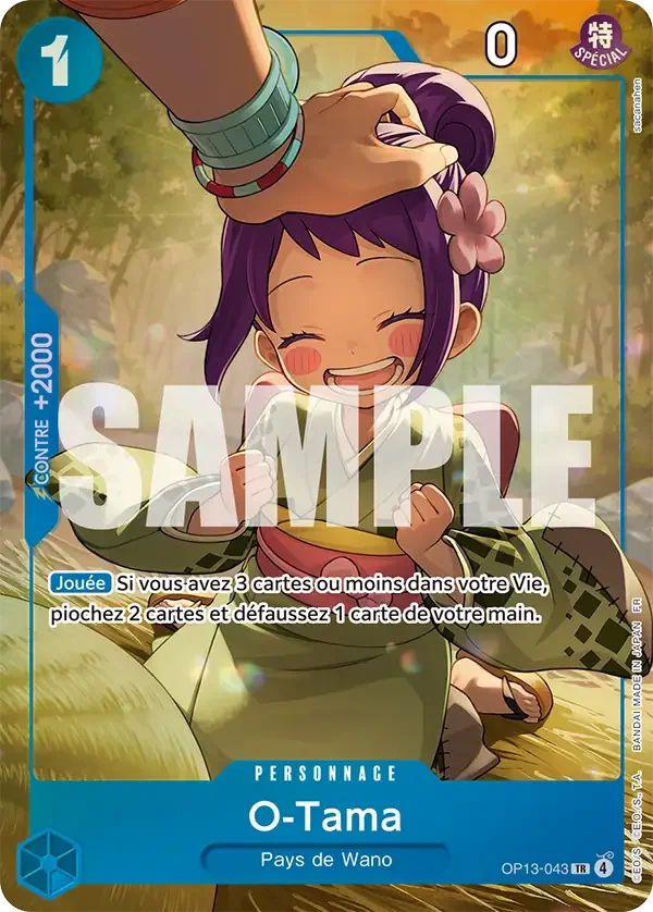 TR (Treasure Rare) O-Tama OP-15 — version française One Piece TCG